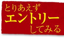 とりあえずエントリーしてみる